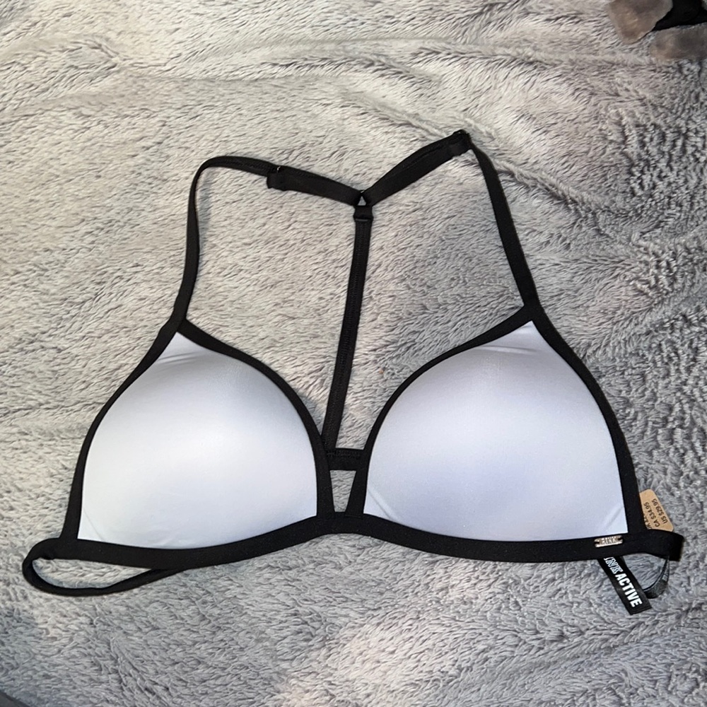 Victoria Secret Pink Triangle Push up Swim top size XL
